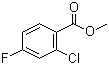 structure of CAS# 85953-29-3, 2-氯-4-氟苯甲酸甲酯