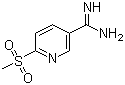 structure of CAS# 859987-11-4, 6-(Methylsulfonyl)-3-pyridinecarboximidamide