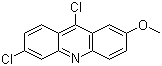 structure of CAS# 86-38-4, 6,9-Dichloro-2-methoxyacridine