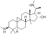 structure of CAS# 860-79-7, 环维黄杨星 D