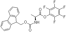 structure of CAS# 86060-86-8, N-芴甲氧羰基-L-丙氨酸五氟苯酯