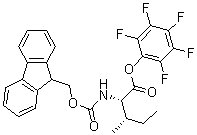 structure of CAS# 86060-89-1, N-(Fluorenylmethoxycarbonyl)isoleucine pentafluorophenyl ester