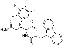 structure of CAS# 86061-00-9, N-芴甲氧羰基-L-谷氨酰胺五氟苯基酯