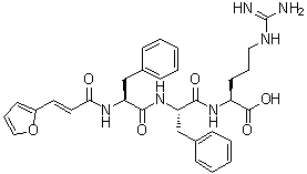 CAS # 86064-76-8, N2-[N-[N-[3-(2-Furanyl)-1-oxo-2-propenyl]-L-phenylalanyl]-L-phenylalanyl]-L-arginine