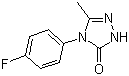 CAS 登录号：860650-96-0, 4-(4-氟苯基)-2,4-二氢-5-甲基-3H-1,2,4-三唑-3-酮