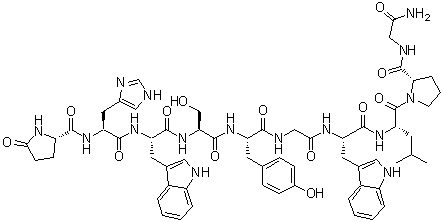 structure of CAS# 86073-88-3, 鲑鱼促性腺激素释放激素