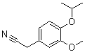 structure of CAS# 861069-45-6, 3-Methoxy-4-(1-methylethoxy)benzeneacetonitrile