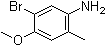 structure of CAS# 861084-04-0, 5-溴-4-甲氧基-2-甲基苯胺