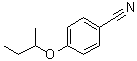 structure of CAS# 86120-21-0, 4-(1-甲基丙氧基)苯甲腈