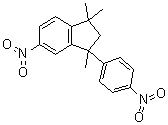 CAS # 86126-32-1, 2,3-Dihydro-1,1,3-trimethyl-5-nitro-3-(4-nitrophenyl)-1H-indene