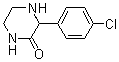 structure of CAS# 86147-28-6, 3-(4-Chlorophenyl)-2-piperazinone
