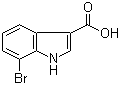 structure of CAS# 86153-25-5, 7-Bromoindole-3-carboxylic acid