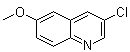 structure of CAS# 861553-63-1, 3-Chloro-6-methoxyquinoline