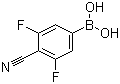 structure of CAS# 861710-03-4, (4-Cyano-3,5-difluorophenyl)boronic acid