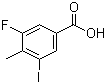 structure of CAS# 861905-94-4, 3-氟-5-碘-4-甲基苯甲酸