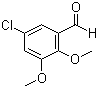 structure of CAS# 86232-28-2, 5-氯-2,3-二甲氧基苯甲醛