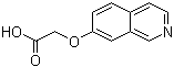 structure of CAS# 86235-60-1, 2-(7-Isoquinolinyloxy)acetic acid