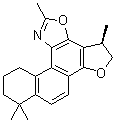 CAS # 862832-46-0, Salvianan, (4R)-4,5,9,10,11,12-Hexahydro-2,4,9,9-tetramethyl-furo[2',3':1,2]phenanthro[4,3-d]oxazole