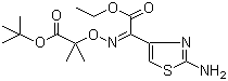 structure of CAS# 86299-46-9, (Z)-2-(2-氨基噻唑-4-基)-2-(1-叔丁氧羰基-1-甲基)乙氧亚氨基乙酸乙酯