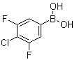 structure of CAS# 864759-63-7, (4-氯-3,5-二氟苯基)硼酸