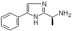 structure of CAS# 864825-23-0, (alphaS)-alpha-Methyl-4-phenyl-1H-imidazole-2-methanamine