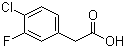 CAS # 865451-00-9, 4-Chloro-3-fluorophenylacetic acid