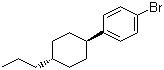 structure of CAS# 86579-53-5, 1-Bromo-4-(trans-4-propylcyclohexyl)benzene