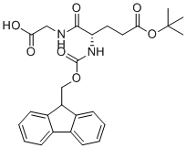 CAS # 866044-63-5, Fmoc-Glu(OtBu)-Gly-OH, 2-[[(2S)-2-(9H-fluoren-9-ylmethoxycarbonylamino)-5-[(2-methylpropan-2-yl)oxy]-5-oxopentanoyl]amino]acetic acid
