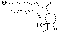 structure of CAS# 86639-63-6, 10-氨基喜树碱