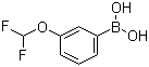structure of CAS# 866607-09-2, 3-(Difluoromethoxy)phenylboronic acid