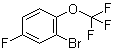 structure of CAS# 866633-25-2, 2-Bromo-4-fluoro-1-(trifluoromethoxy)benzene