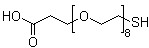 structure of CAS# 866889-02-3, 1-巯基-3,6,9,12,15,18,21,24-八氧杂二十七烷-27-酸