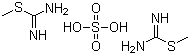 CAS # 867-44-7 (2260-00-6), 2-Methyl-2-thiopseudourea sulfate, Bis(2-methylthiouronium) sulphate, Bis(2-methylisothiouronium) sulphate, S-Methyl isothiourea sulfate