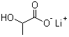structure of CAS# 867-55-0, 乳酸锂
