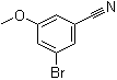 structure of CAS# 867366-91-4, 3-溴-5-甲氧基苯甲腈