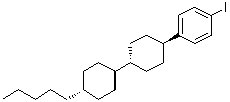 CAS # 86761-25-3, [trans(trans)]-1-Iodo-4-(4'-pentyl[1,1'-bicyclohexyl]-4-yl)benzene