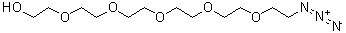 CAS # 86770-69-6, 17-Azido-3,6,9,12,15-pentaoxaheptadecan-1-ol, 3,6,9,12,15-Pentaoxa-17-azidoheptadecan-1-ol