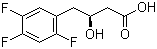 structure of CAS# 868071-17-4, (3S)-2',4',5'-三氟-3-羟基苯丁酸
