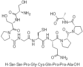 CAS # 868527-34-8, L-Seryl-L-seryl-L-prolylglycyl-L-cysteinyl-L-glutaminyl-L-prolyl-L-prolyl-L-alanine