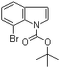 structure of CAS# 868561-17-5, 7-溴吲哚-1-羧酸叔丁酯