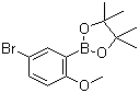 structure of CAS# 868629-78-1, 5-Bromo-2-methoxyphenylboronic acid pinacol ester