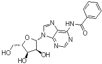 CAS 登录号：868663-26-7, N-(9-beta-L-呋喃核糖基-9H-嘌呤-6-基)苯甲酰胺