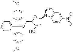 CAS # 869355-18-0, 1-[5-O-[Bis(4-methoxyphenyl)phenylmethyl]-2-deoxy-beta-D-erythro-pentofuranosyl]-5-nitro-1H-indole