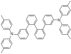 2,2'-Bis(3-di-p-tolylaminophenyl)-1,1'-biphenyl molecular structure (CAS 869357-89-1)