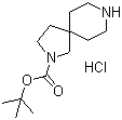 structure of CAS# 869976-20-5, 2,8-二氮杂螺[4.5]癸烷-2-羧酸叔丁酯盐酸盐