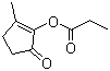 CAS # 87-55-8, 2-Methyl-5-oxocyclopent-1-enyl propionate