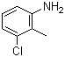 structure of CAS# 87-60-5, 3-Chloro-2-methylaniline
