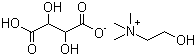 structure of CAS# 87-67-2, Choline bitartrate