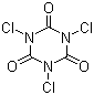 structure of CAS# 87-90-1, Trichloroisocyanuric acid