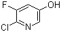 structure of CAS# 870062-76-3, 2-氯-3-氟-5-羟基吡啶
